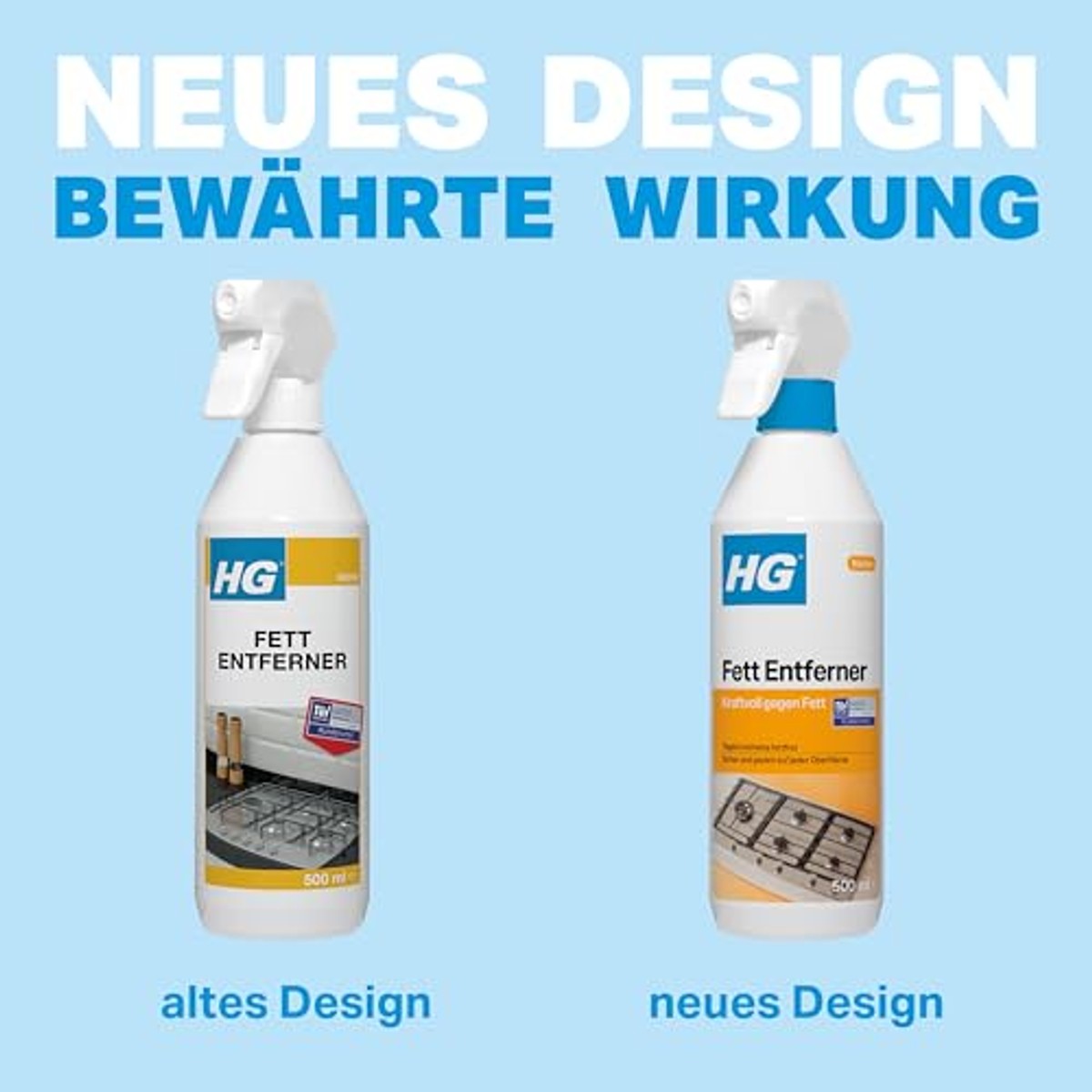 HG Keuken ontvetter sterke keukenvetoplosser 6 x 500 ml - Voordeelverpakking