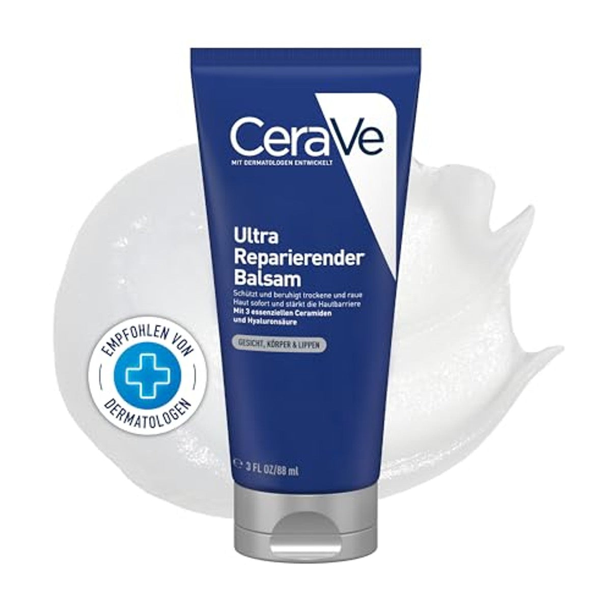 CeraVe Ultra Herstellende Balsem voor Droge en Ruwe Huid 88 ml - 3-pack