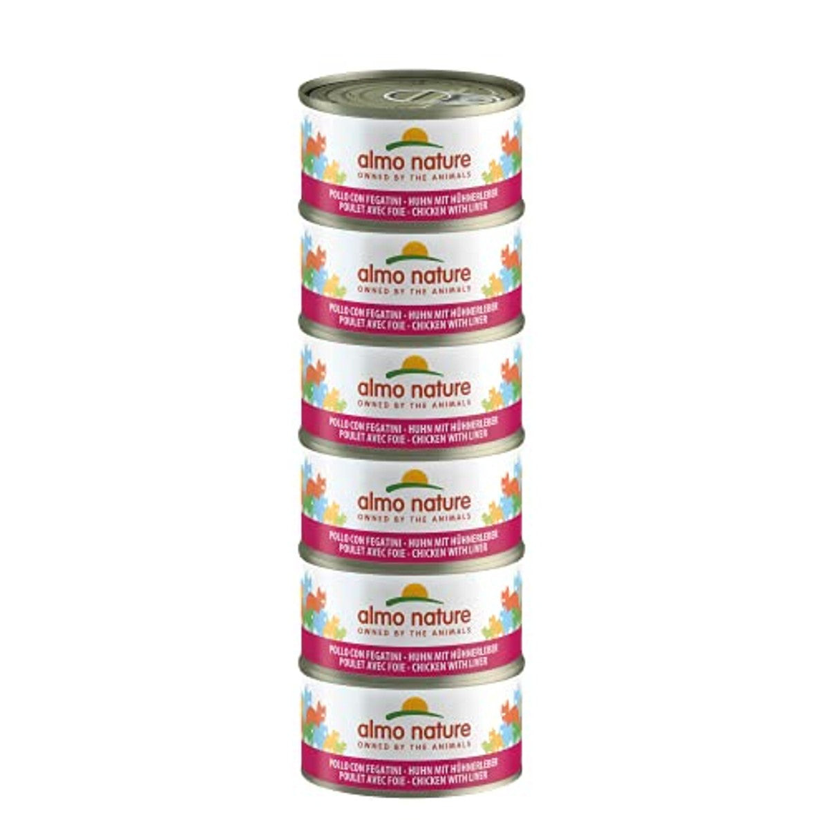 Almo Nature Megapack Kattenvoer Nat Kip en Lever & Kip met Kaas 6 x 70 g - 3-pack