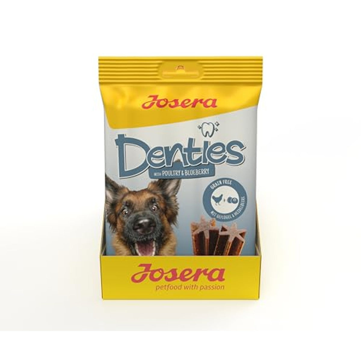 Josera Denties hondensnack gevogelte & bosbes 13 x 180 g - 6-pack