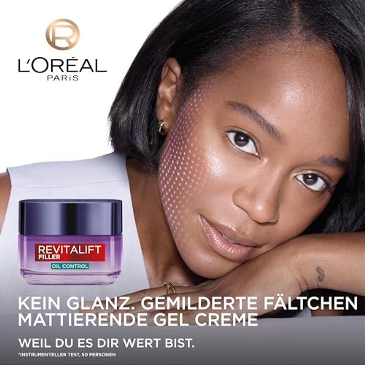 L'Oreal Paris Revitalift Filler Matterende gel-crème Oil Control 50 ml – L'Oreal Paris