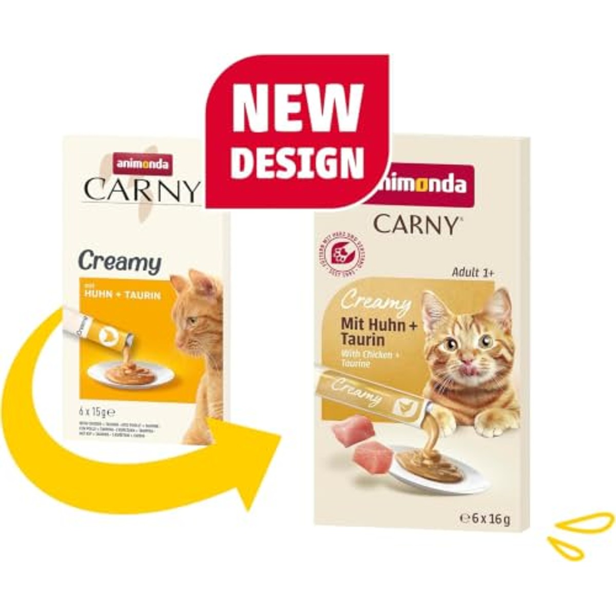 animonda Carny Creamy kattensnack kip 6 x 16 g - 3-pack