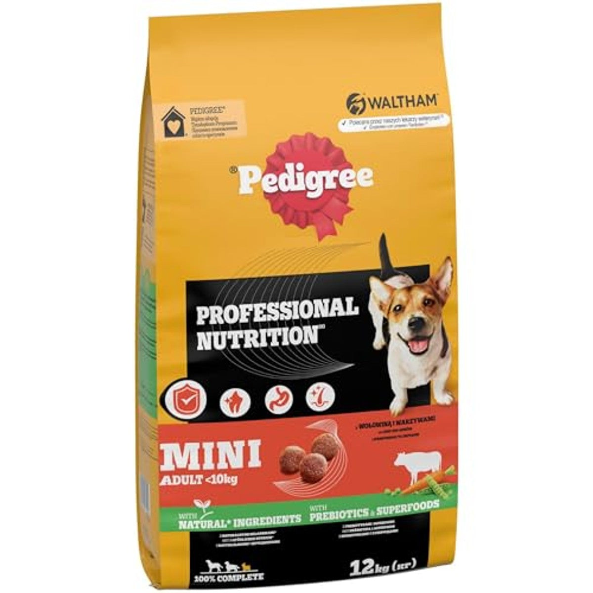Pedigree Professional Nutrition hondenvoer rundvlees en groenten 12 kg - 3-pack