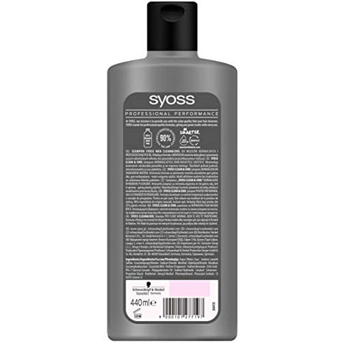 Syoss Men Clean & Cool Homme/Man Shampoo 440 ml – Syoss