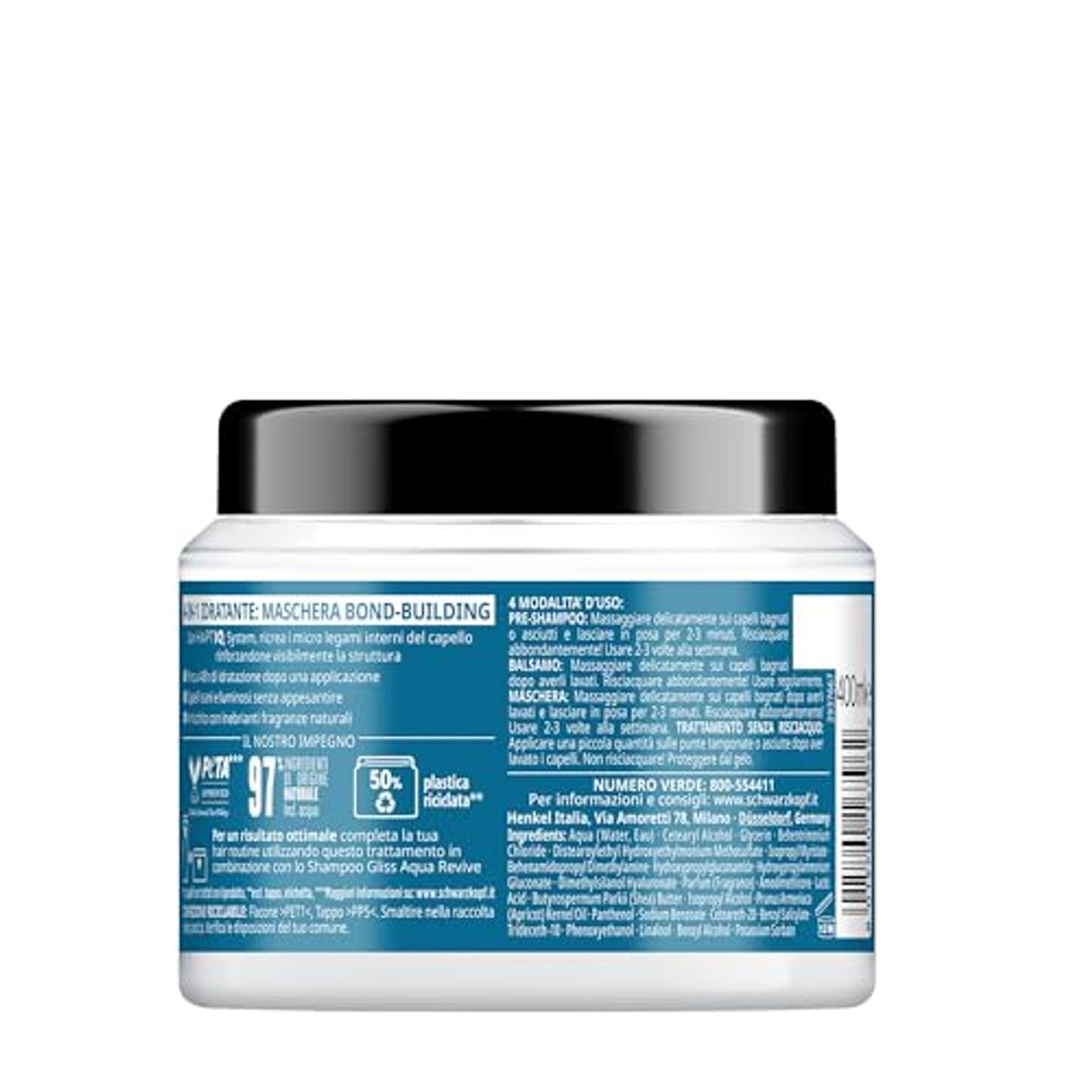 Gliss 4-in-1 Aqua-Revive bond-build-masker 400 ml – Gliss
