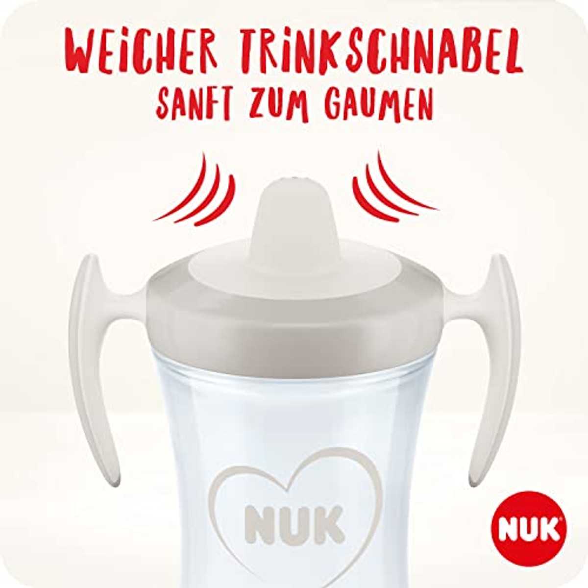 NUK Trainer Cup oefenbeker blauwe zebra 3 x 230 ml - Voordeelverpakking