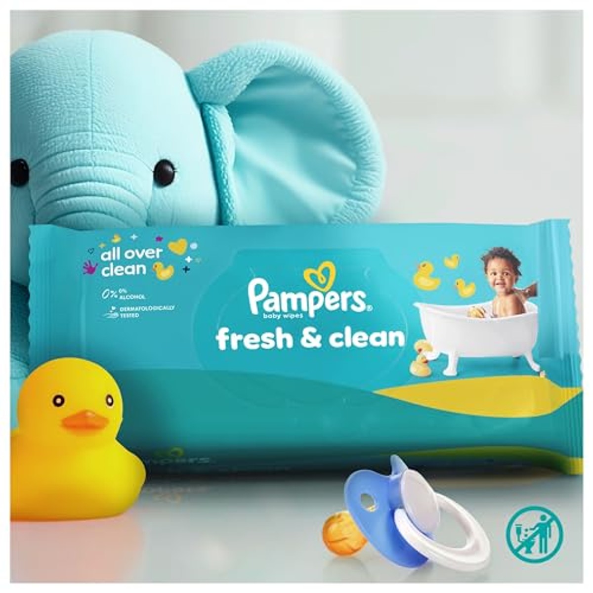 Pampers Fresh Clean vochtige doekjes 15 x 80 (1200 stuks) – Pampers