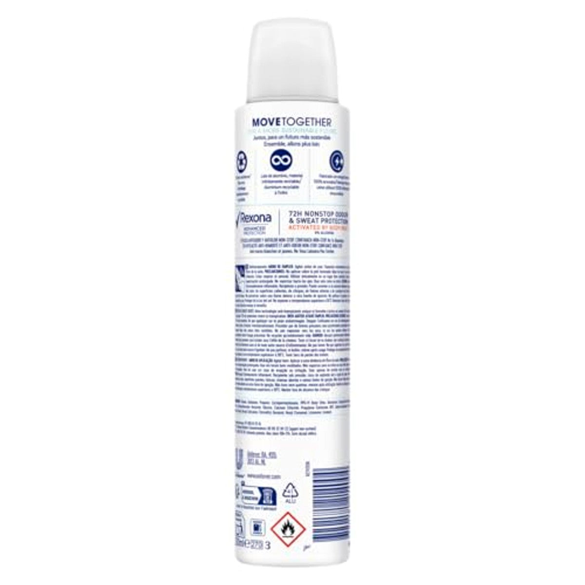 Rexona Invisible Aqua Anti-Transpirant Spray 200 ml, 6 stuks – Rexona