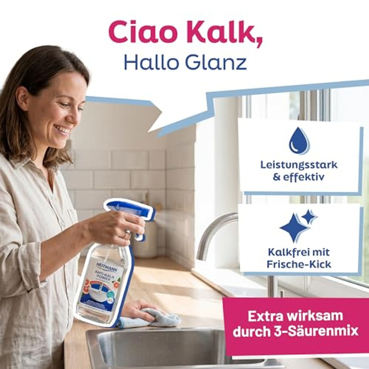 HEITMANN Anti-kalk power 500 ml – HEITMANN