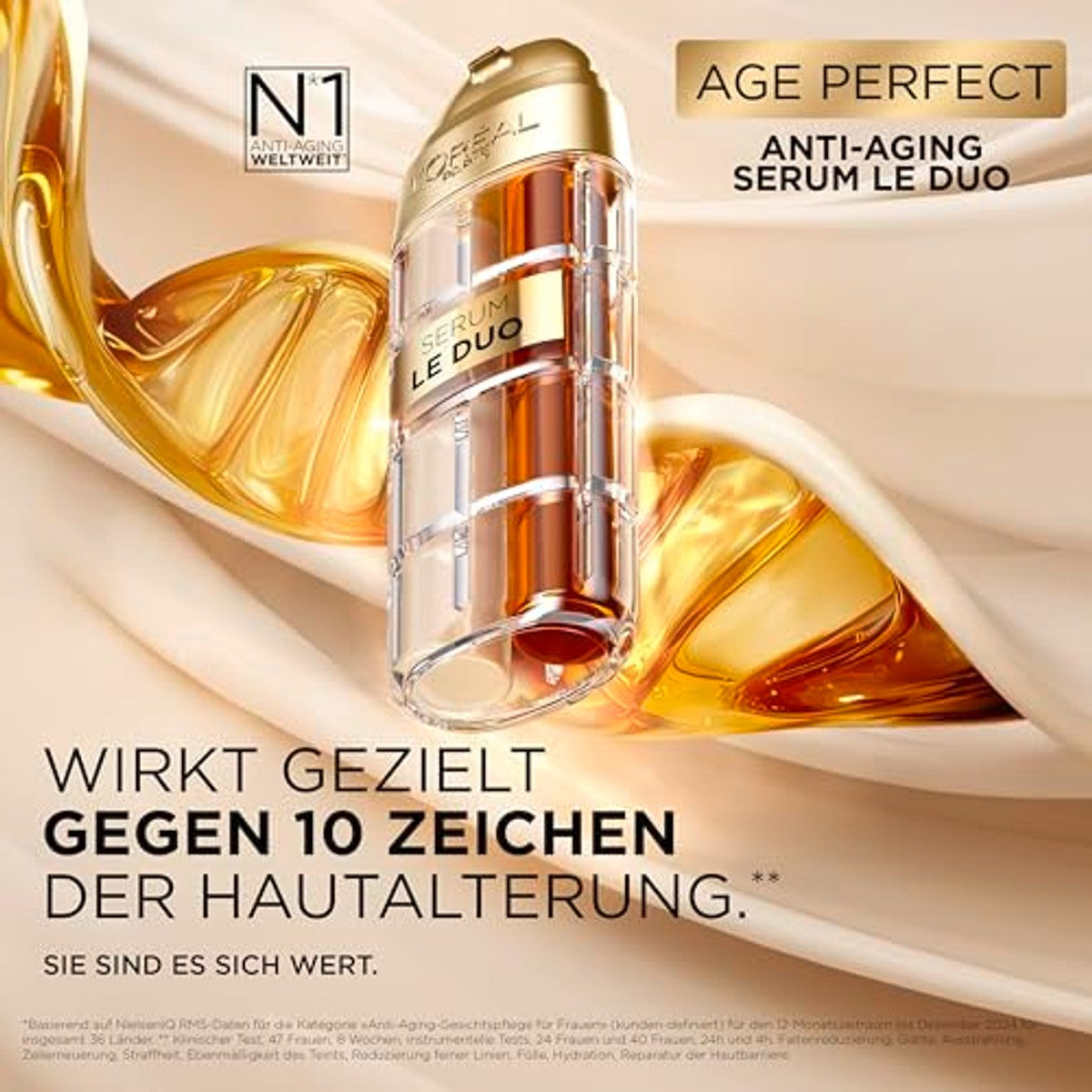 L'Oréal Paris Age Perfect Serum & Dagcrème & 50 ml 6 x 30 ml - Voordeelverpakking