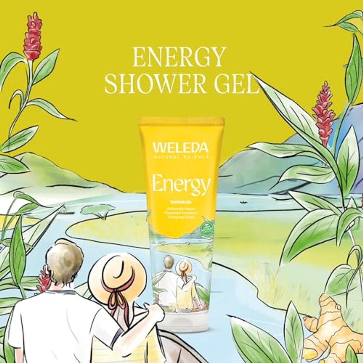 Weleda Bio Energy Douchegel Gember & Cederhout 200 ml - 3-pack