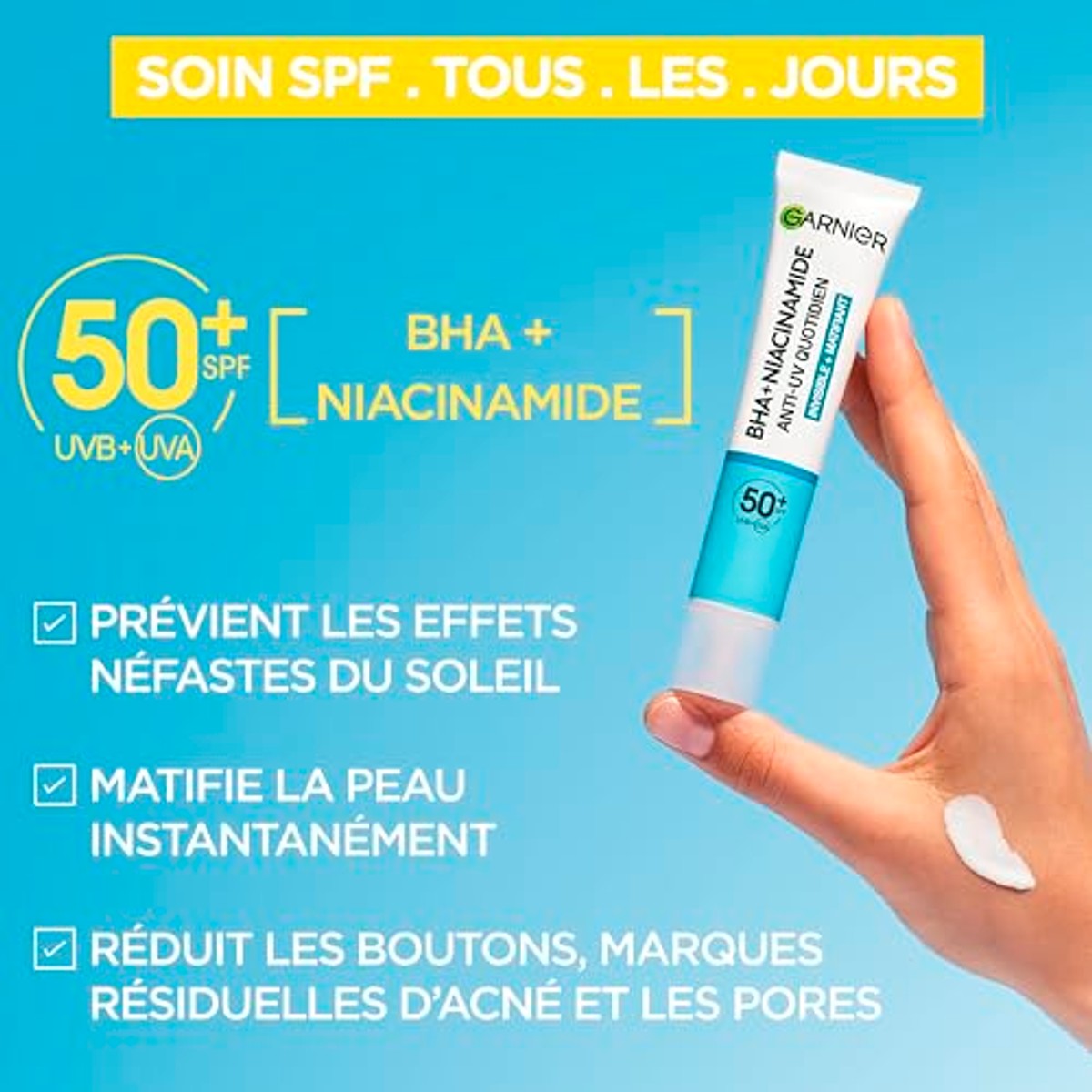 Garnier Hautklar BHA + Niacinamide Daily-UV SPF 50+ 40 ml – Garnier