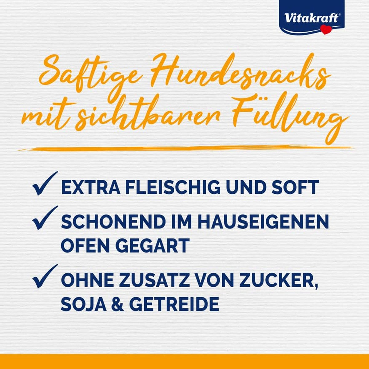 Vitakraft Treaties Bits, Hundeleckerli, Hundesnack weich, gefüllt mit Leberwurst, Hunde Trainingsleckerli, ohne Zusatz von Zucker (1x 120g) – Vitakraft