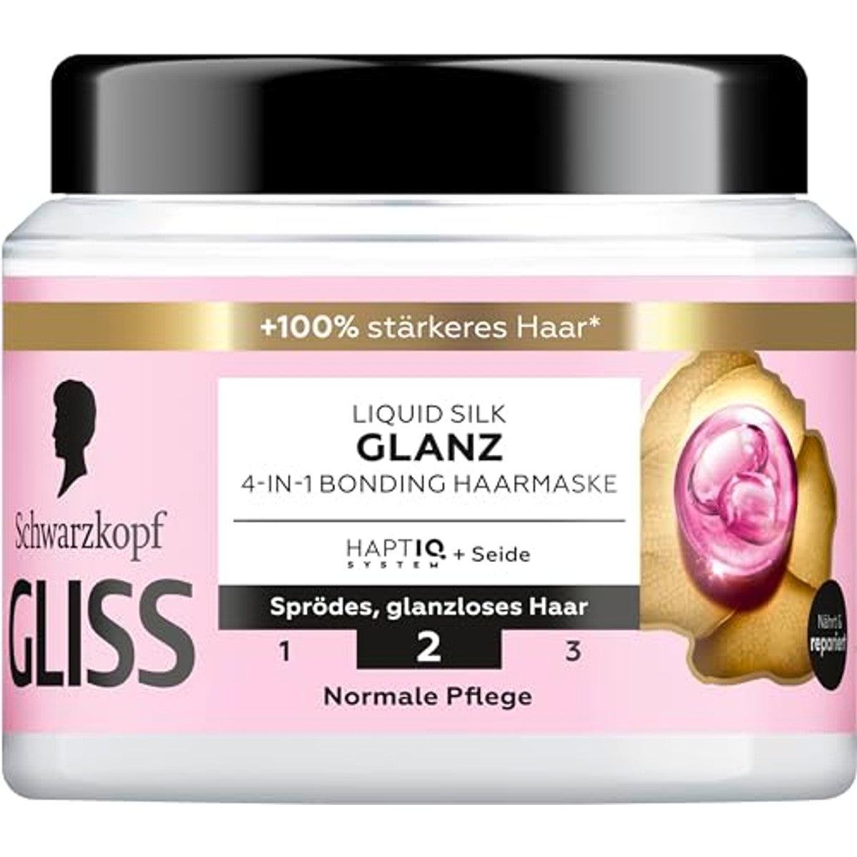 Gliss 4-in-1 Kur Repair Liquid Silk 3 x 400 ml - Voordeelverpakking
