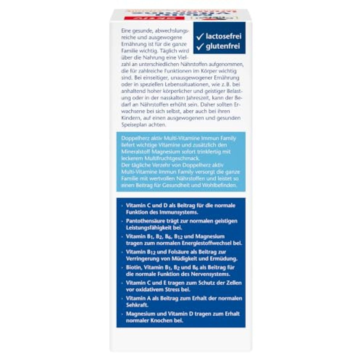 Doppelherz Multi-Vitamines Immun Family Multi-Fruitsmaak 250 ml - 3-pack
