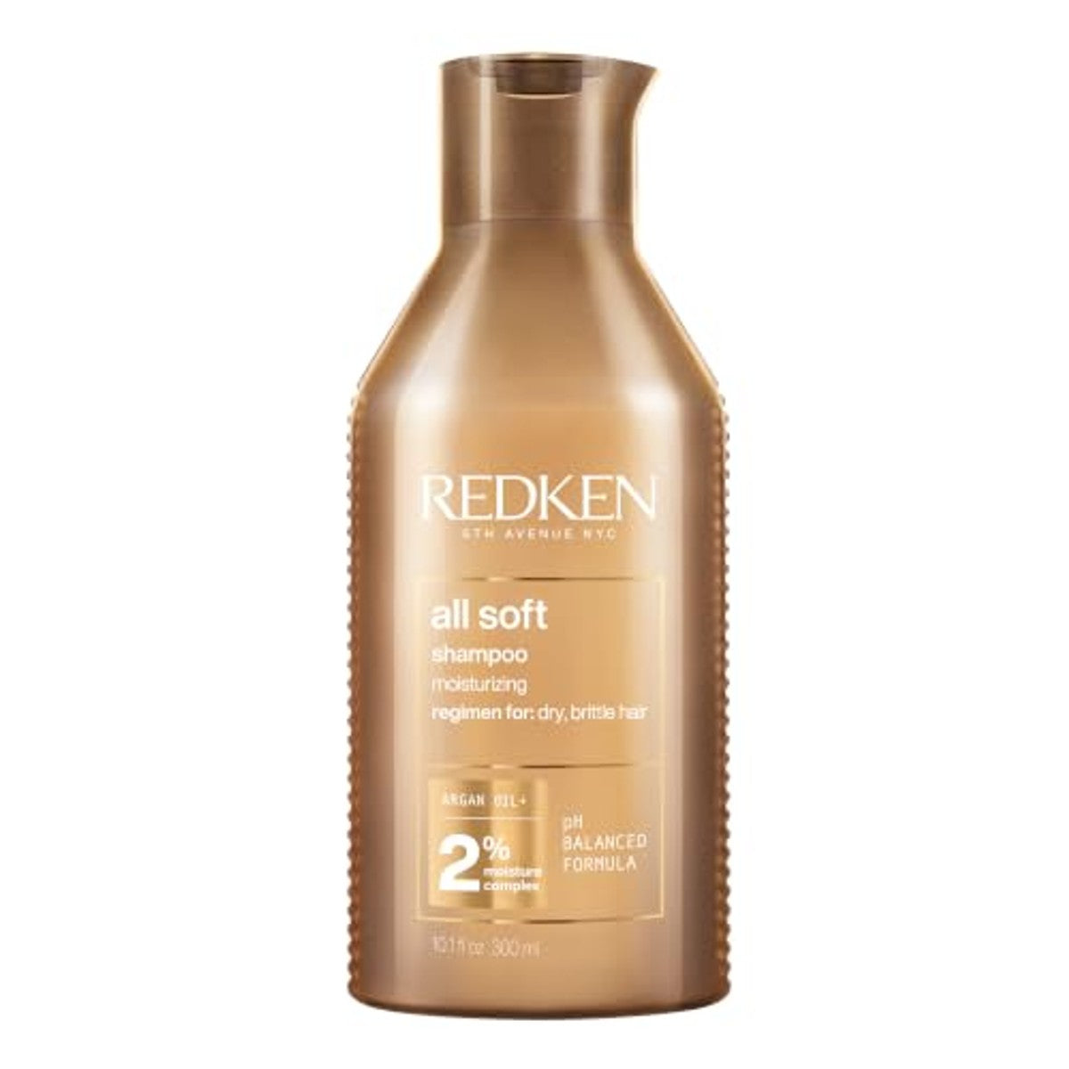 Redken All Soft Shampoo voor Droog en Broos Haar met Omega-6 en Arganolie 500 ml - 3-pack