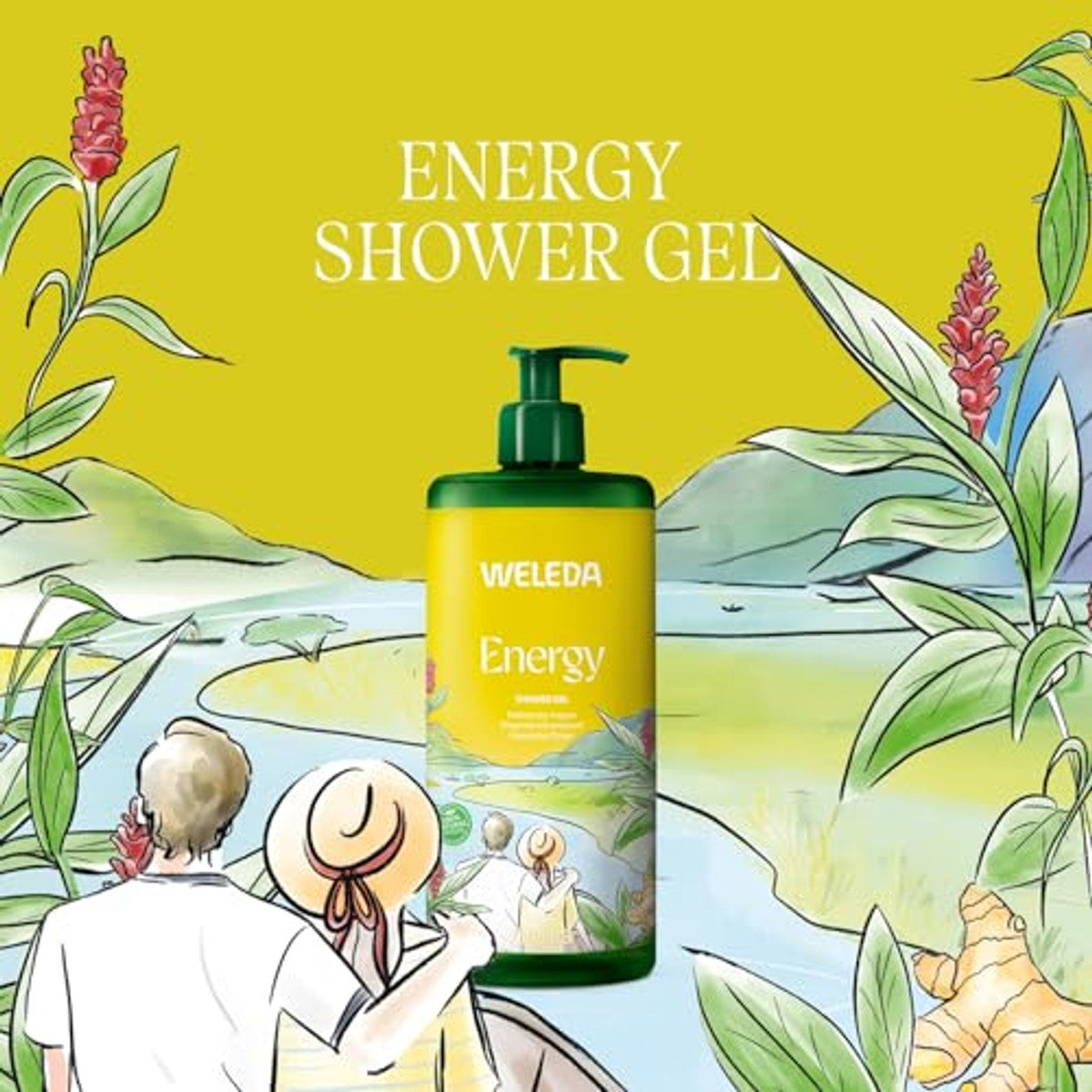 Weleda Aroma Shower Energy Douchegel 750 ml - 6-pack – foto 3