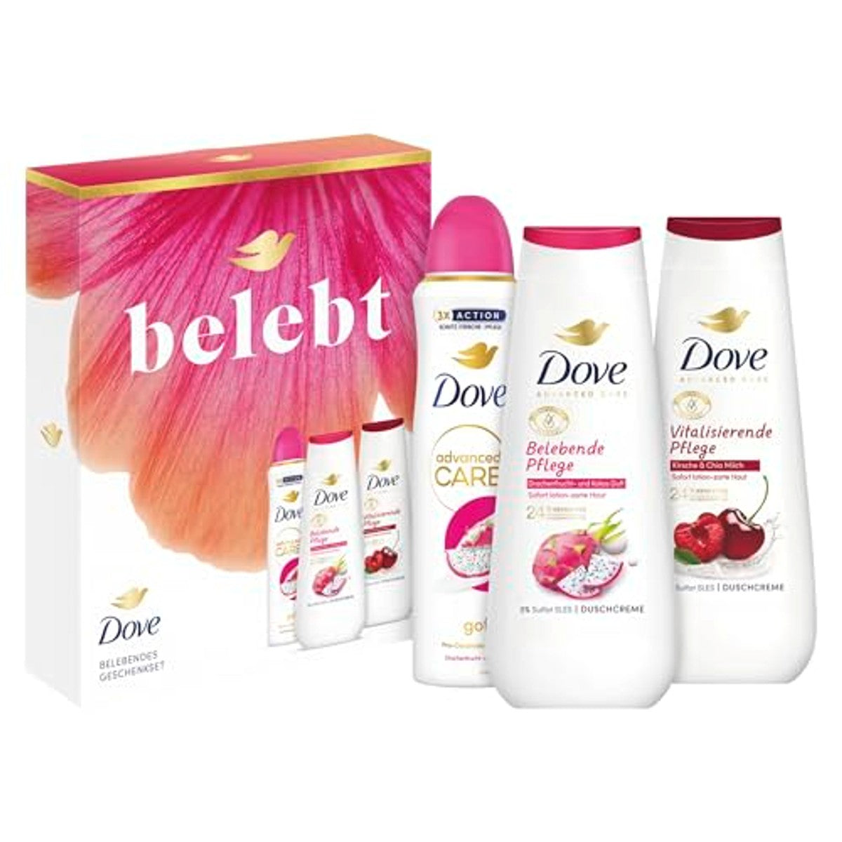 Dove Cadeauset Advanced Care Belebt - 6-pack