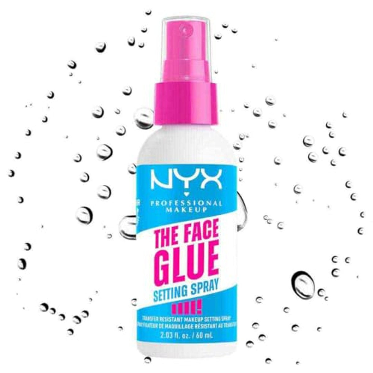 NYX PROFESSIONAL MAKEUP The Face Glue Setting Spray 60 ml - 6 stuks – foto 3