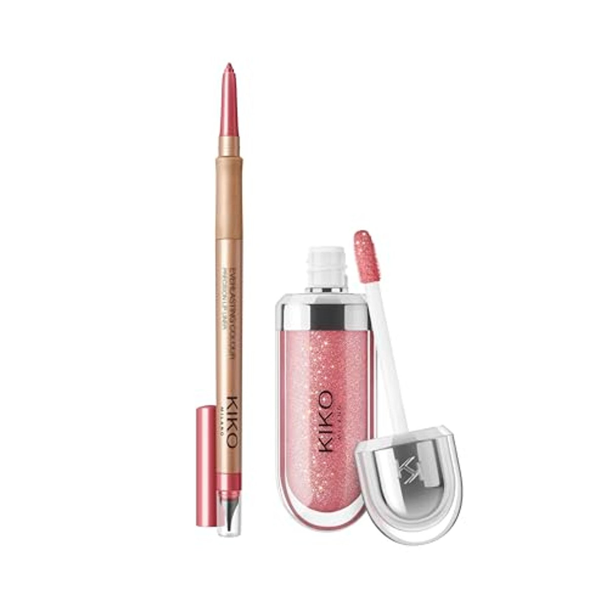 Kiko Milano Lip Combo Set 01 Lipgloss en Lipliner - 6-pack