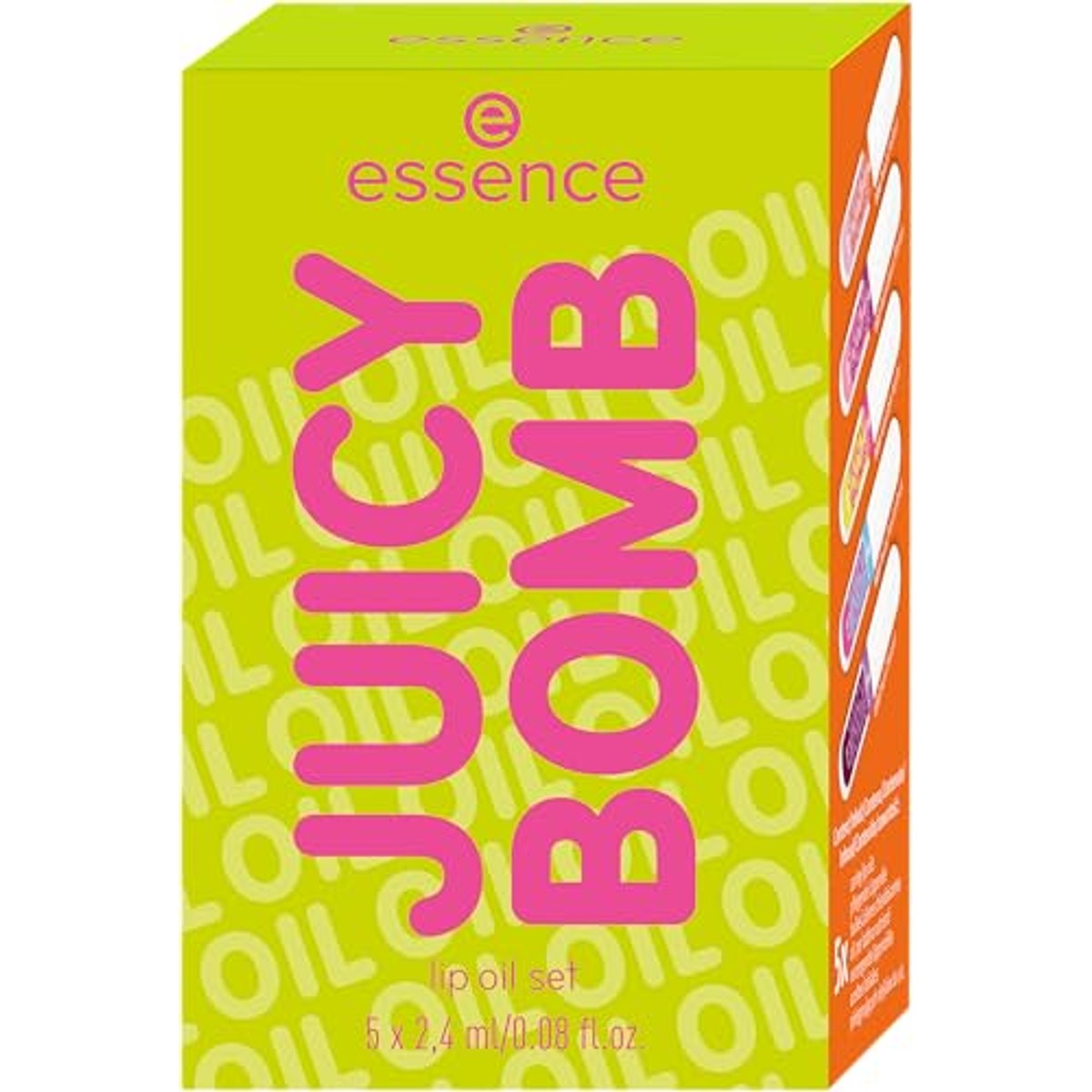 essence Juicy Bomb Lip Oil Set 02 5 x 2,4 ml - 6-pack