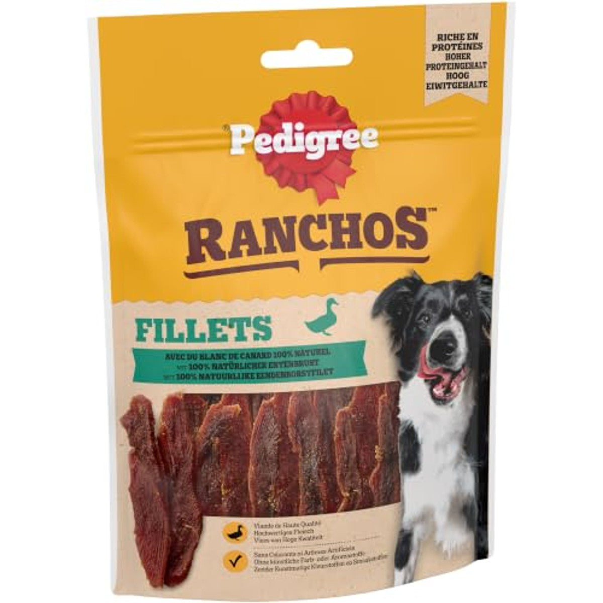 Pedigree Ranchos Fillets hondensnack eend 12 x 70 g - 6-pack – foto 3