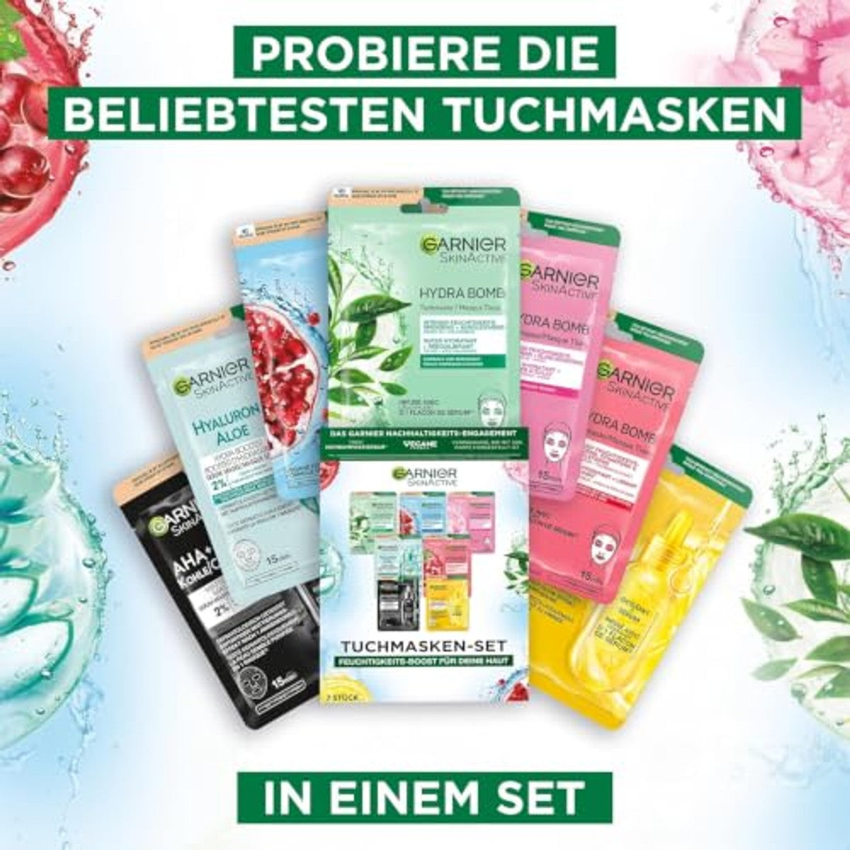 Garnier SkinActive Doekmaskerset 7 x 28 g – Garnier