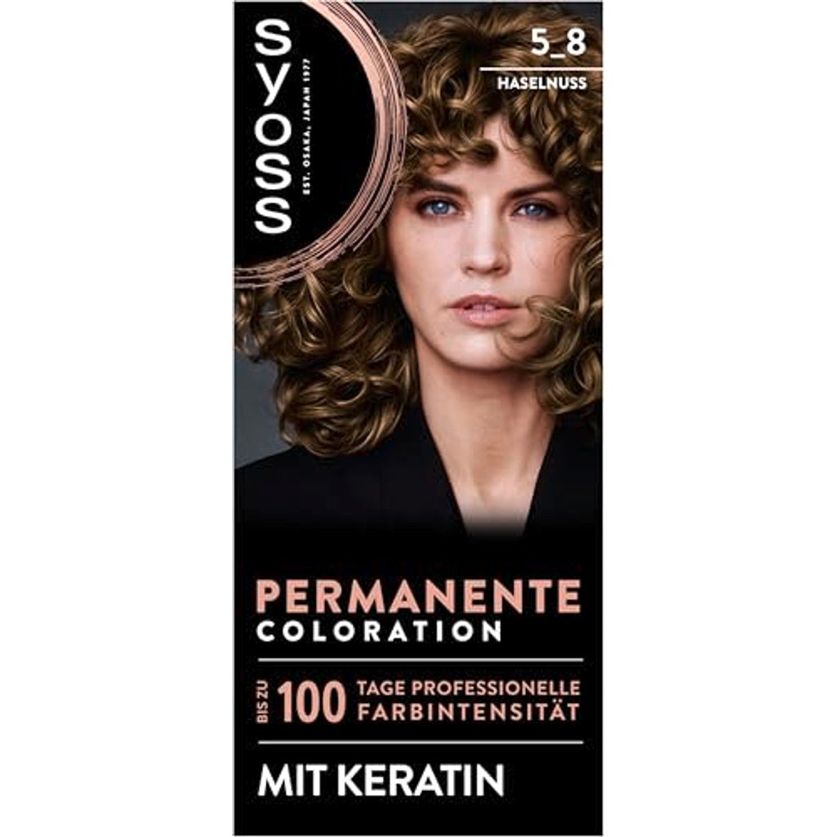Syoss Coloration 5_8 hazelnoot 6 x 115 ml - Voordeelverpakking