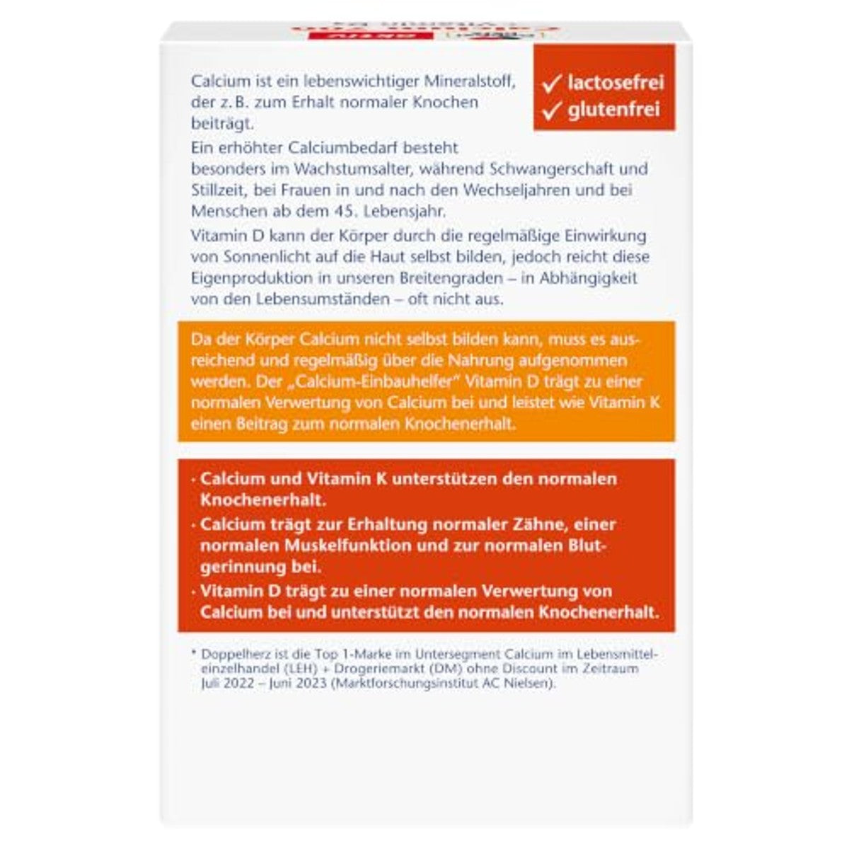 Doppelherz Calcium 700 + vitamine D3 – Doppelherz