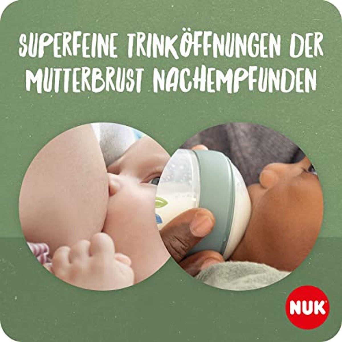 NUK for Nature Reservezuiger siliconen middelgroot 2 stuks – NUK