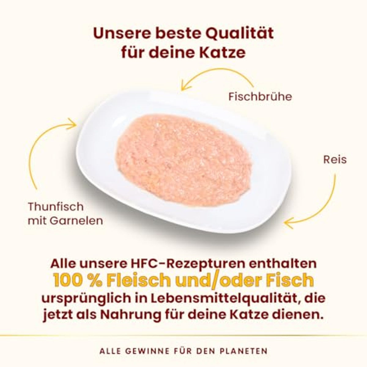 Almo Nature HFC Mousse Natvoer voor katten, tonijn met garnalen, verpakking van 1,68 kg (24 x 70 g) – almo nature