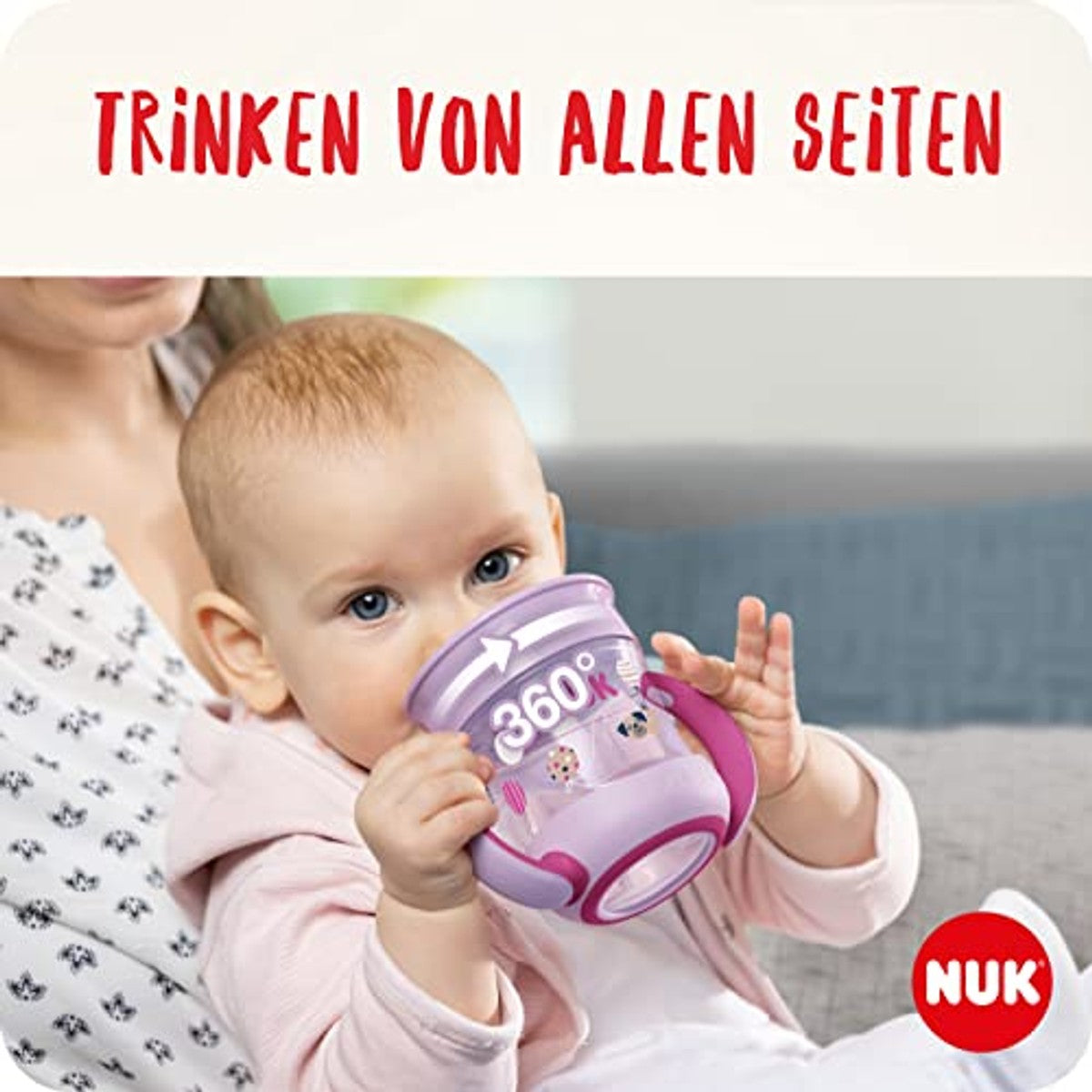 NUK Mini Magic Cup Night drinkbeker 160 ml, 2 stuks – NUK