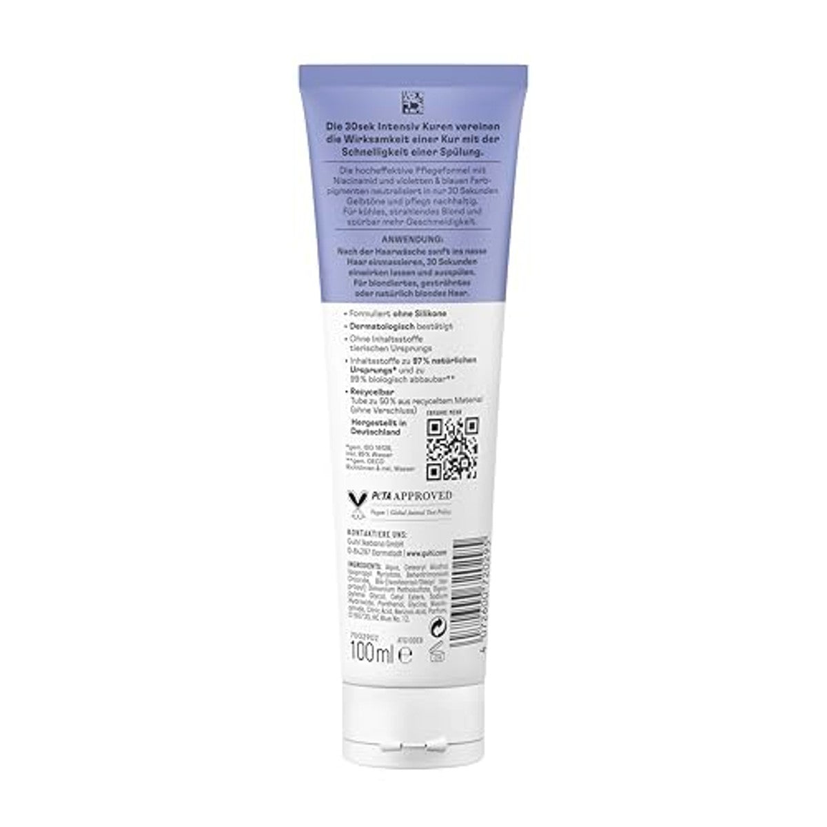 Guhl 30 Sek Intensieve Kuur Anti-Geelheid 3 x 100 ml - Voordeelverpakking