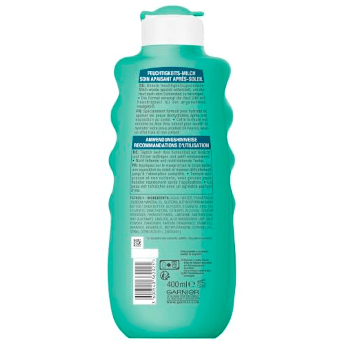 Garnier Ambre Solaire After Sun Vochtmelk 3 x 400 ml - Voordeelverpakking