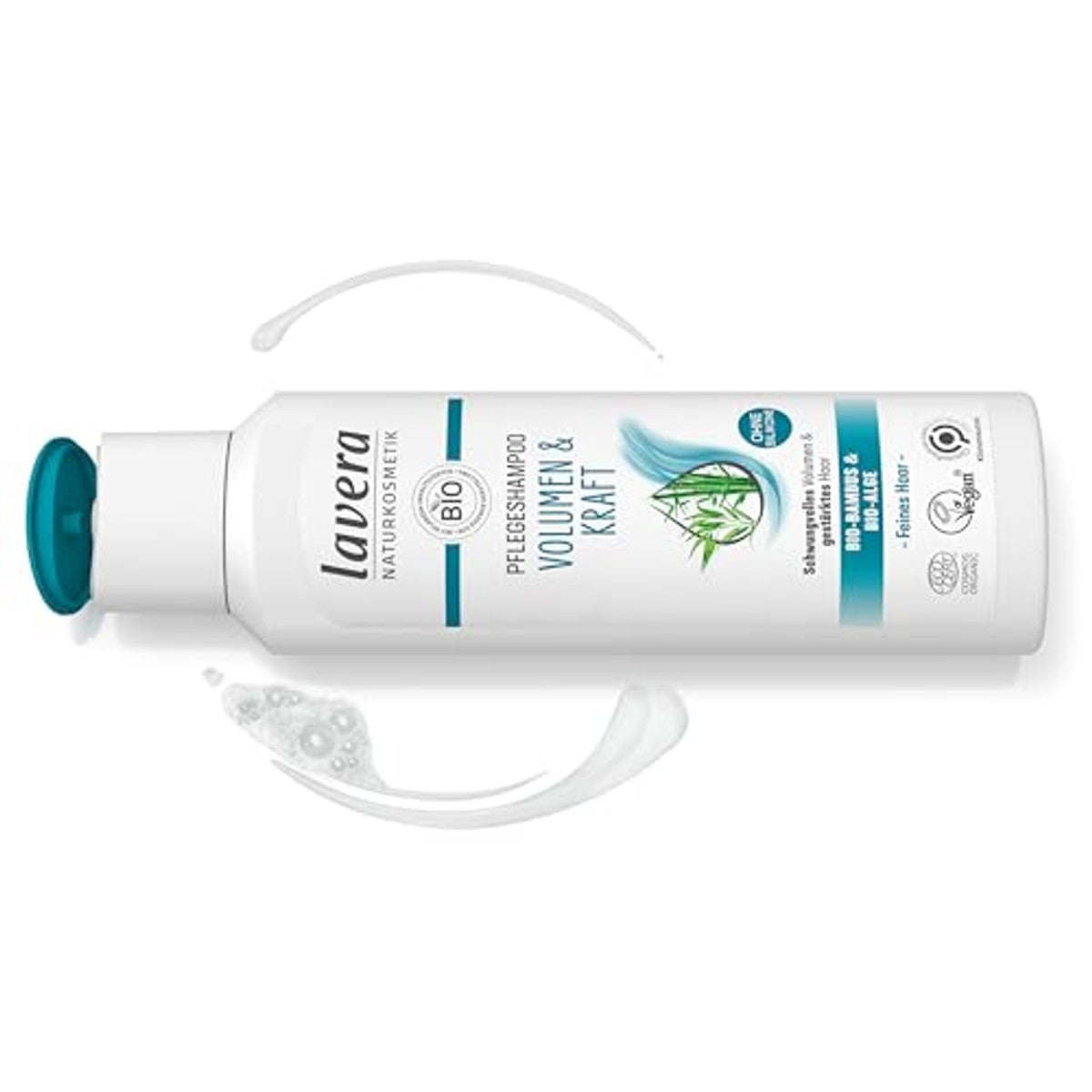 lavera Verzorgende shampoo volume & kracht 3 x 250 ml - Voordeelverpakking