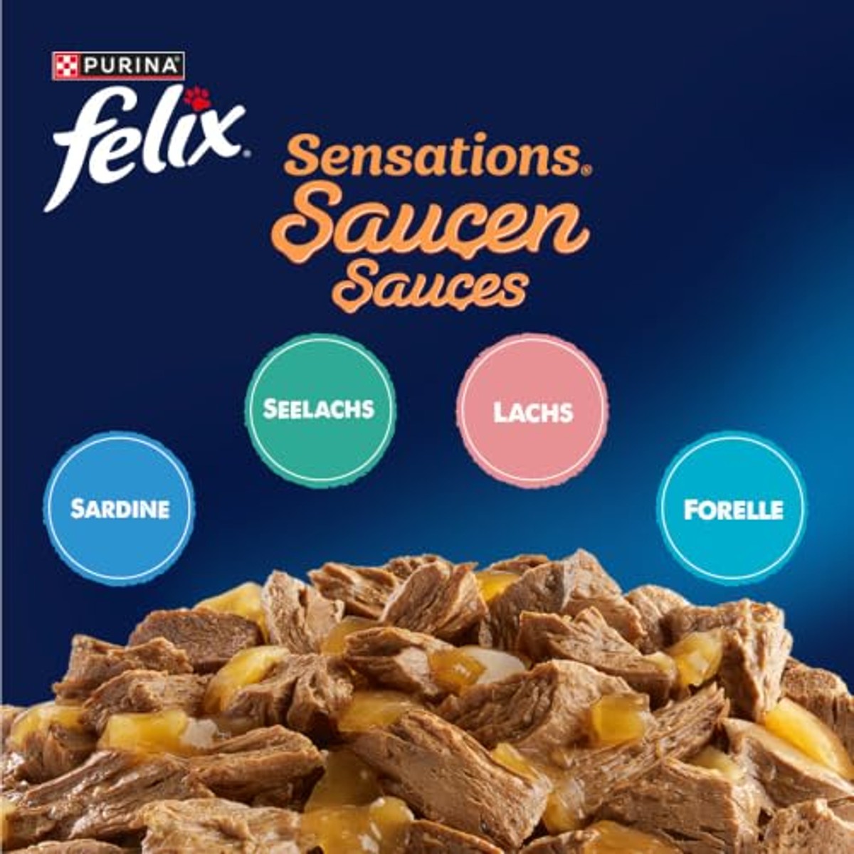 Felix Sensations Sauzen natvoer kattenvoer 4 x 12 x 85 g - 6-pack – foto 3