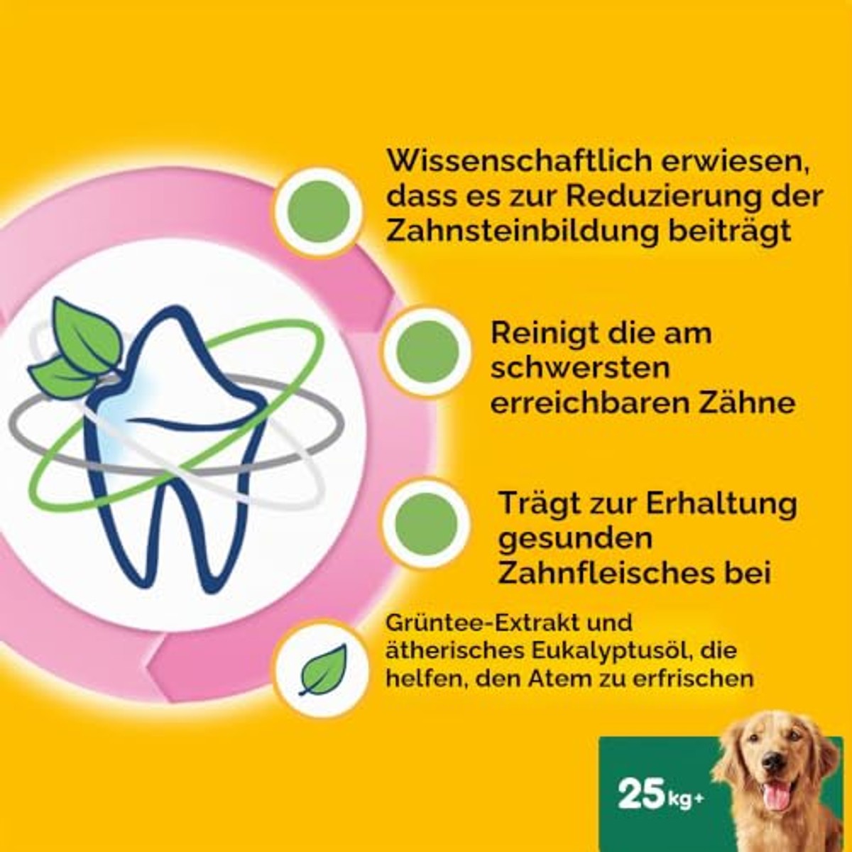 Pedigree Dentastix Fresh hondensnack grote hond 4 x 21 stuks - 3-pack