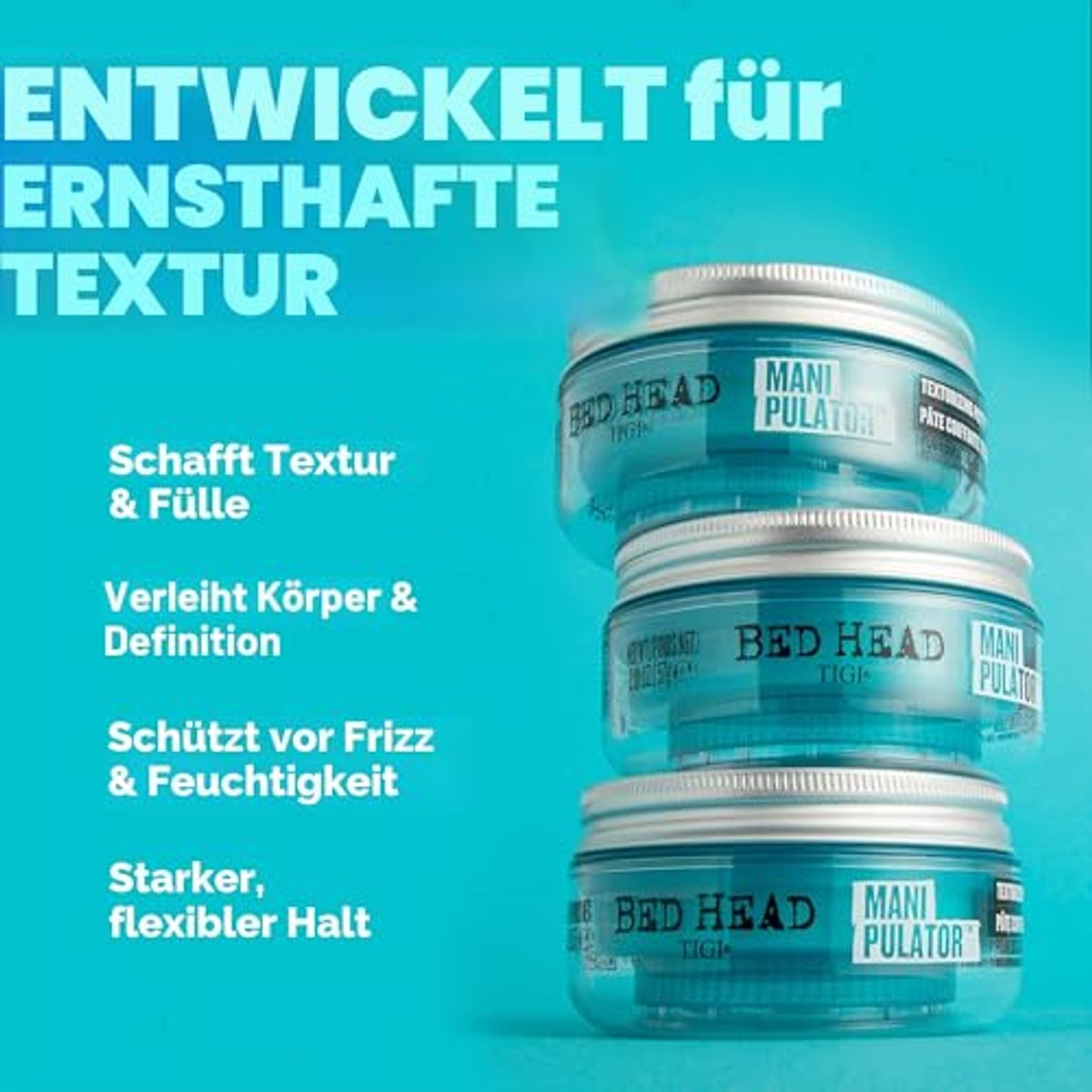TIGI Bed Head Manipulator Textuurpasta 57 g - 6-pack