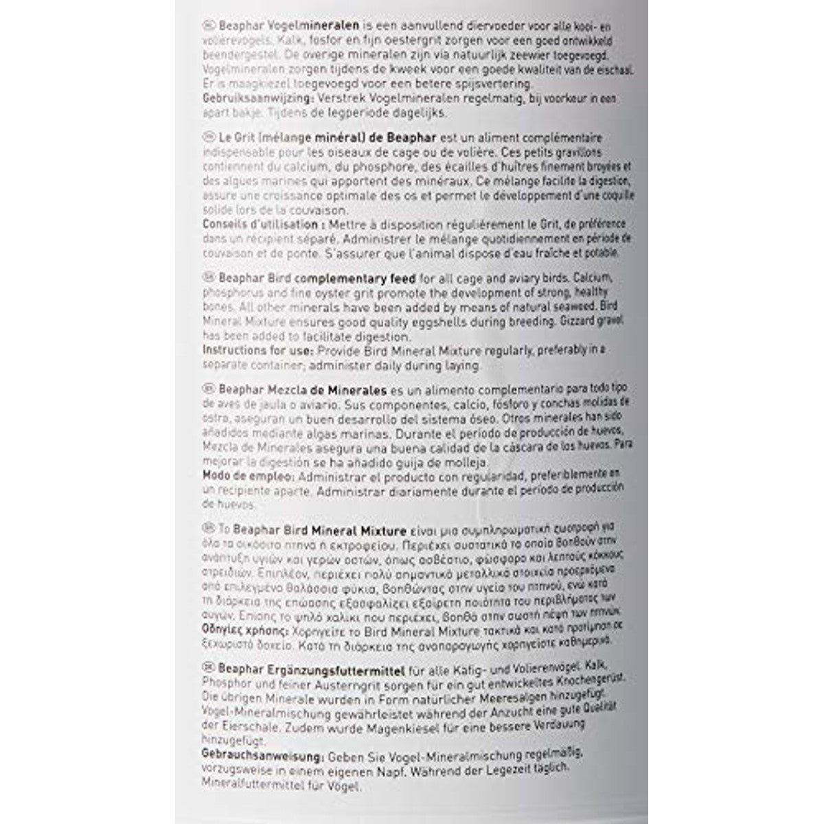 Beaphar Vogelmineralen 1250 g (verpakking van 2) – beaphar