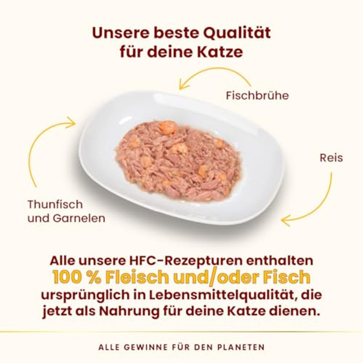 Almo Nature HFC Natural Katzenfutter nass -Thunfisch und Garnelen 24er Pack (24 x 70g) – almo nature