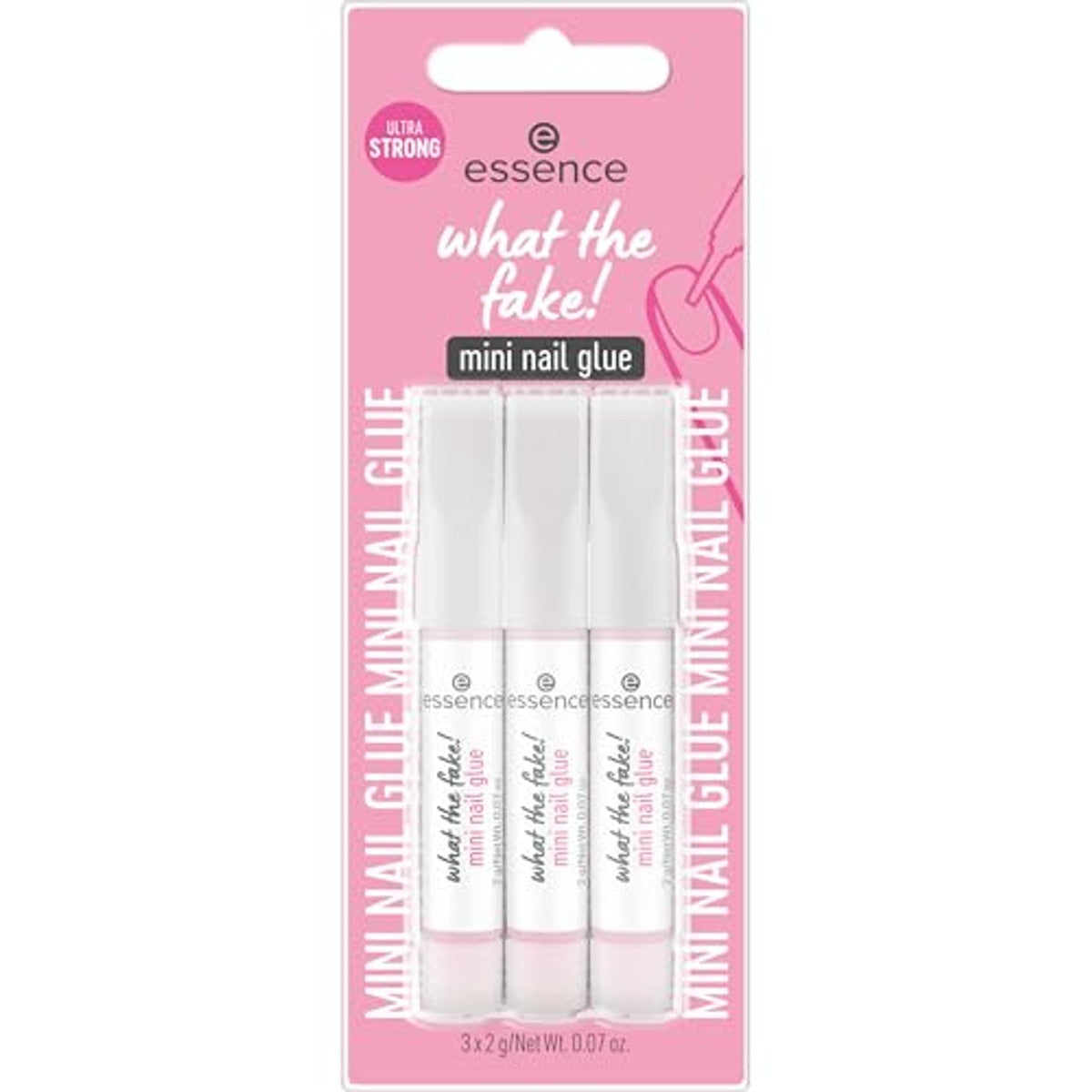essence what the fake! mini nagellijm nr. 01 transparant - 6-pack