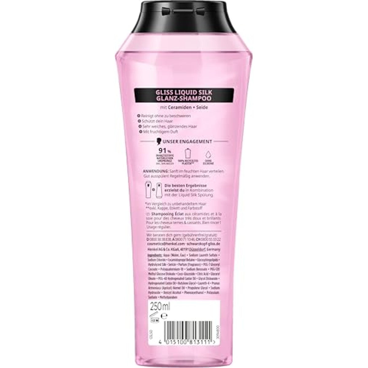 Gliss Liquid Silk Shampoo 250 ml – Gliss