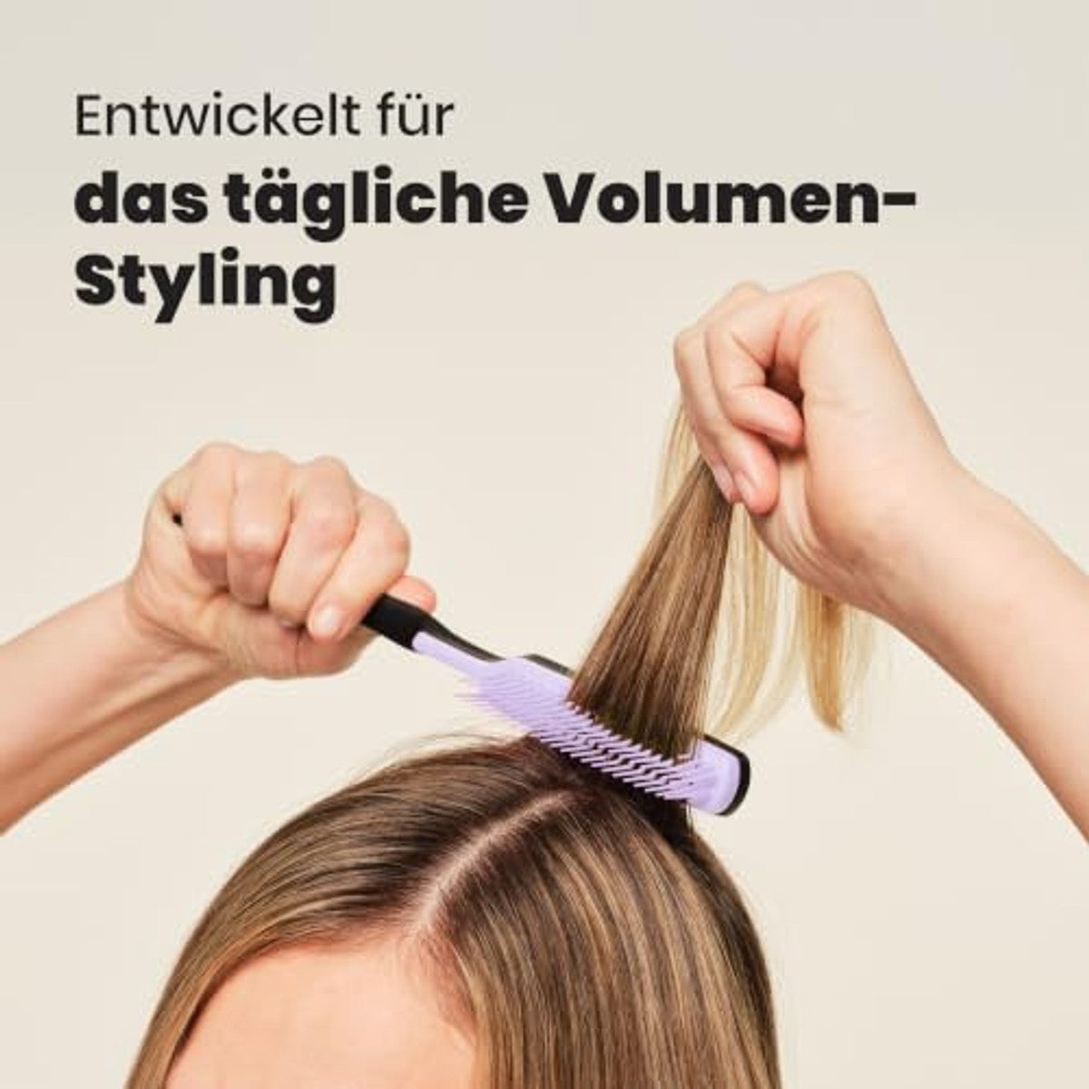 Tangle Teezer The Ultimate Volumizer Haarborstel Zwart en Paars - 3-pack