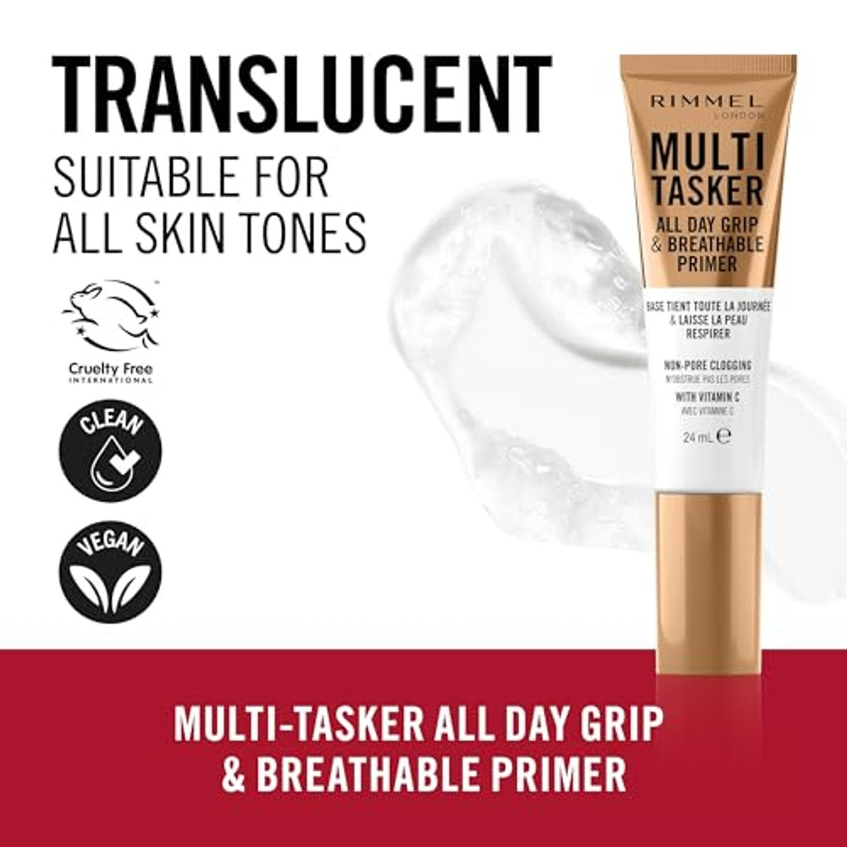 Rimmel London Multitasker All Day Grip & Ademend Primer 24 ml - 6 stuks