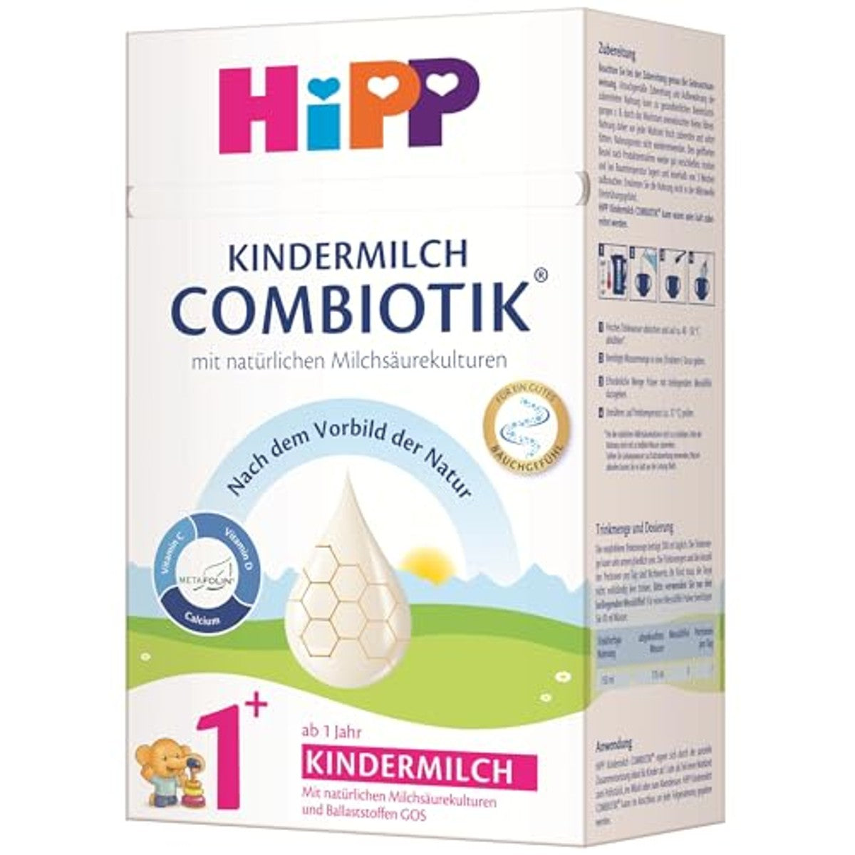 HiPP Combiotik Kindermelk 1+ 4 x 600 g – HiPP