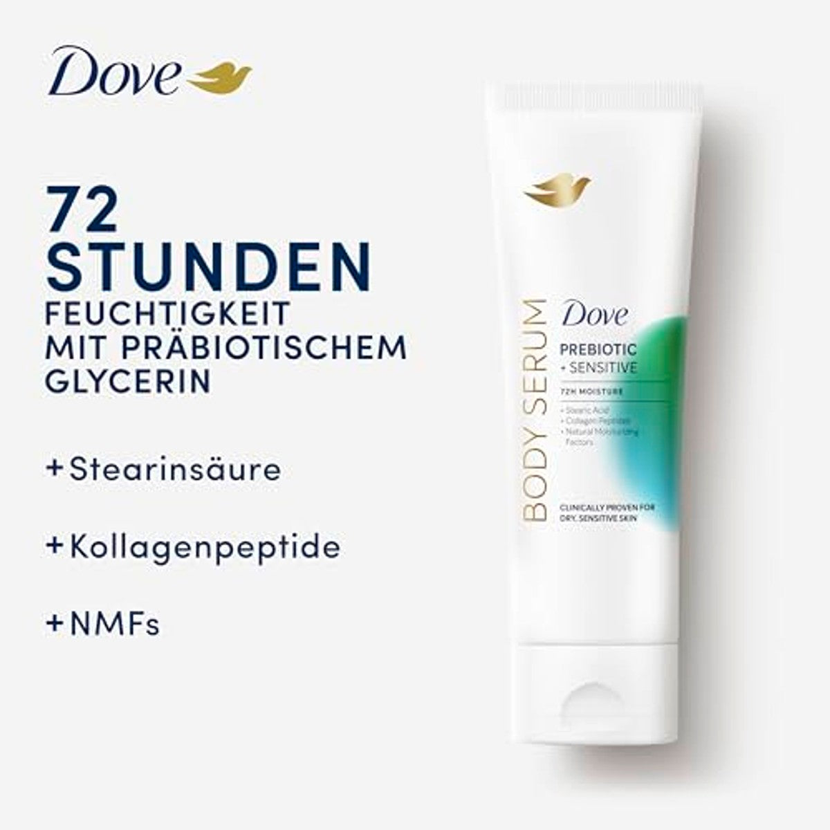 Dove Vochtserum Prebiotic Sensitive 3 x 200 ml - Voordeelverpakking