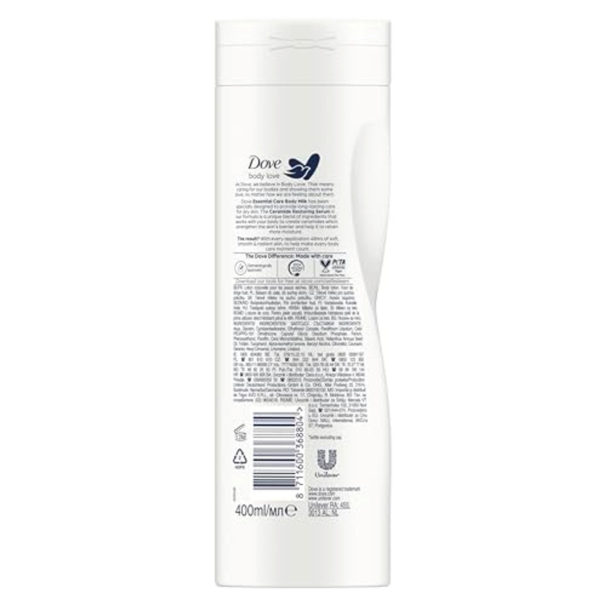 Dove Body Love Essential Care lichaamsmelk 3 x 400 ml – Dove
