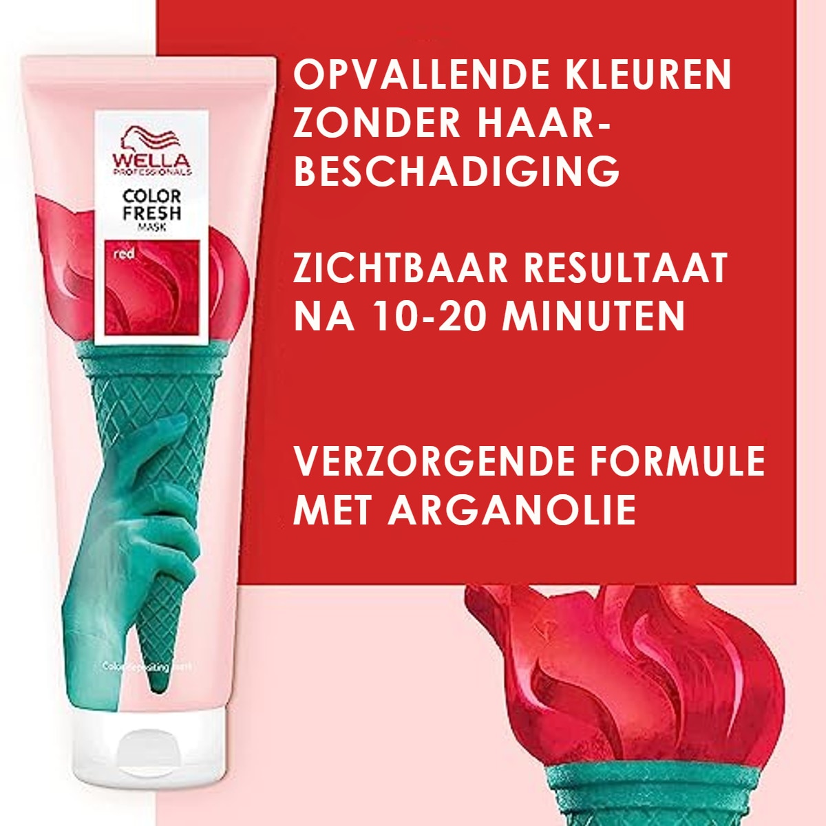 Wella Professionals Color Fresh Mask Rood - 6-pack – foto 4