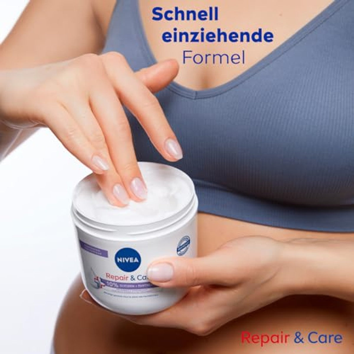 Nivea Repair & Care Parfumvrije crème 6 x 400 ml - Voordeelverpakking