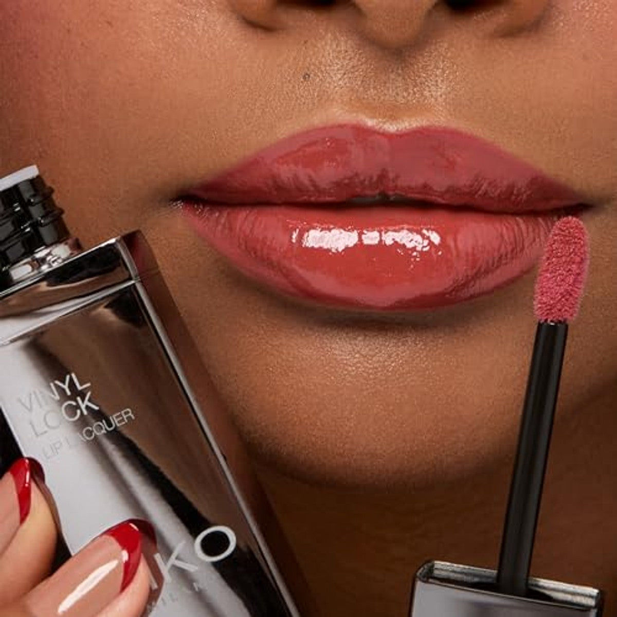 Kiko Milano Vinyl Lock Lip Lacquer 2 Vloeibare Lippenstift met Vinylafwerking - 3-pack